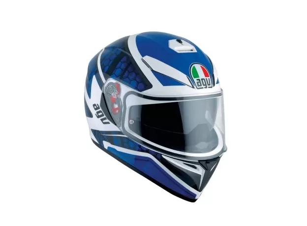 AGV Шлем K3 SV, Размер: MS, Цвет: MULTI - PLK PULSE WHITE/BLACK/BLUE от магазина rszone AGV Шлем K3 SV, Размер: MS, Цвет: MULTI - PLK PULSE WHITE/BLACK/BLUE