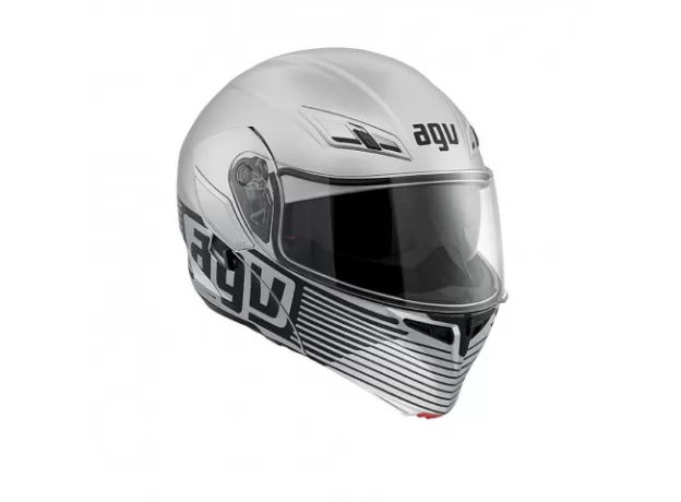 AGV Шлем COMPACT ST, Размер: S, Цвет: MULTI AUDAX - MATT SILVER/BLACK