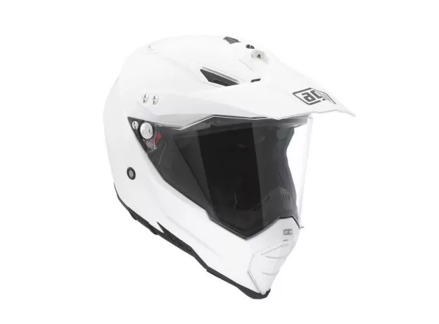 AGV Шлем AX-8 DUAL EVO, Размер: XXS, Цвет: SOLID White