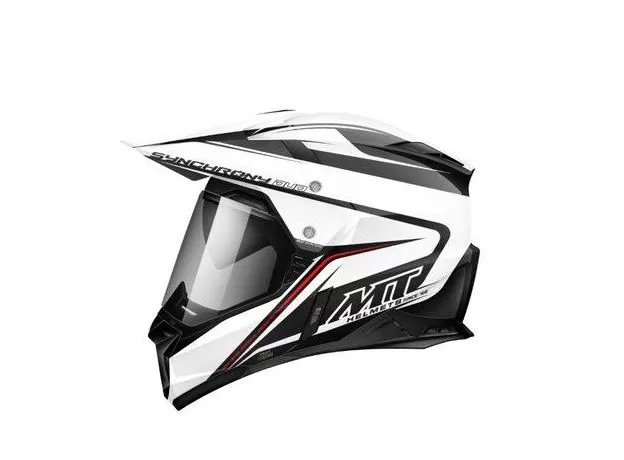 MT Шлем SYNCHRONY DUOSPORT SV, Размер: XS, Цвет: DUALITY Gloss Black White