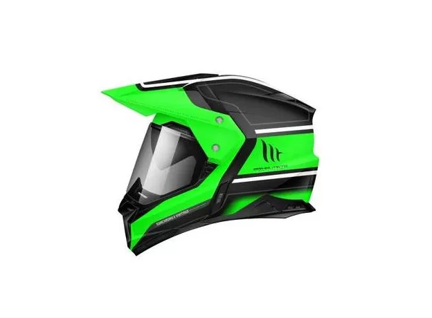 MT Шлем SYNCHRONY DUOSPORT SV, Размер: L, Цвет: VINTAGE Gloss Black Fluo Green