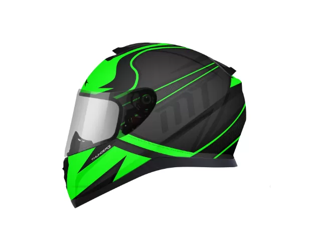 MT Шлем THUNDER 3 SV, Размер: L, Цвет: CAP Matt Fluo Green