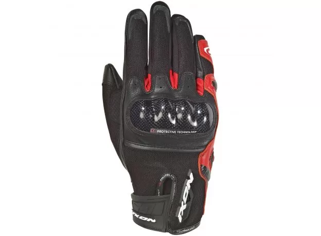 IXON Мотоперчатки RS Rise Air, Размер: L, Цвет: Black Red
