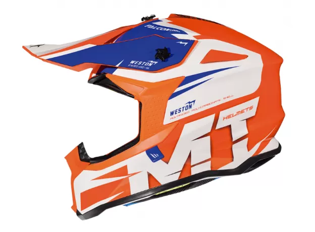 MT Шлем FALCON, Размер: XXL, Цвет: WESTON Gloss Pearl Fluo Orange