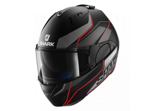 SHARK Шлем EVO-ONE 2, Размер: S, Цвет: KRONO - black/grey/matt/red
