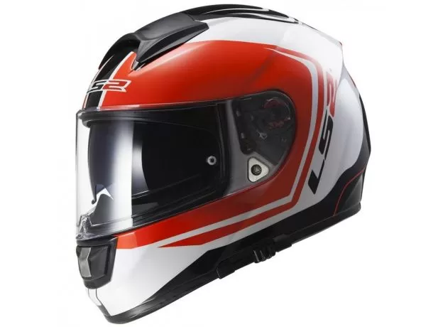 LS2 Шлем FF397 VECTOR EVO, Размер: XL, Цвет: WAKE White Black Red