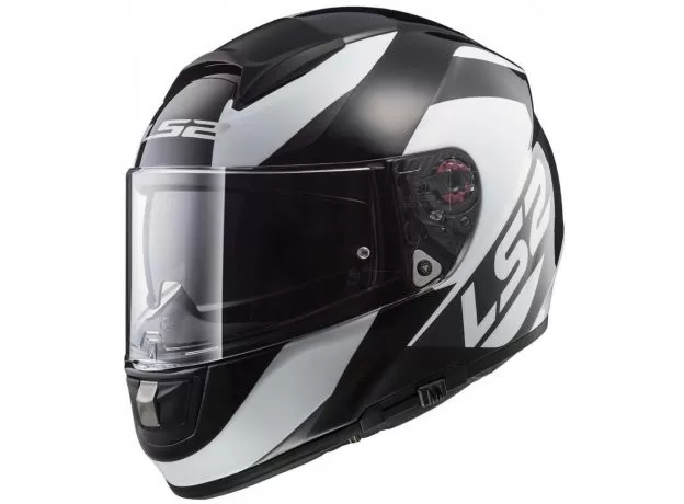 LS2 Шлем FF397 VECTOR EVO, Размер: XL, Цвет: WAVY Black Titanium White