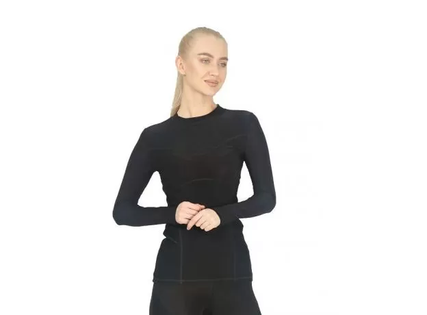 HYPERLOOK Термофутболка Crystal Air женская, Размер: XS, Цвет: черный