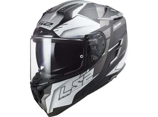 LS2 Шлем FF327 CHALLENGER HPFC, Размер: XXS, Цвет: ALLERT Matt Titanium Silver