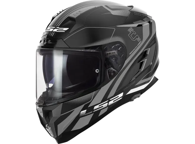 LS2 Шлем FF327 CHALLENGER HPFC, Размер: XXS, Цвет: PROPELLER Black Titanium