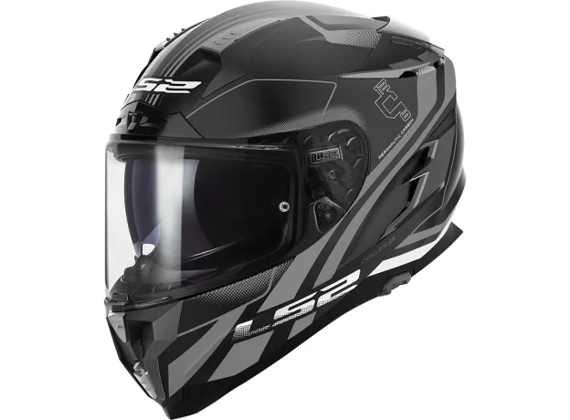 LS2 Шлем FF327 CHALLENGER HPFC, Размер: XS, Цвет: PROPELLER Black Titanium