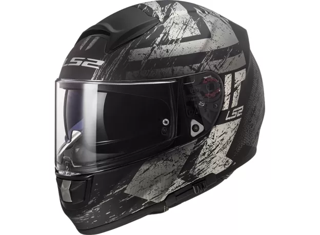 LS2 Шлем FF397 VECTOR EVO, Размер: XL, Цвет: HUNTER Matt Black Titanium