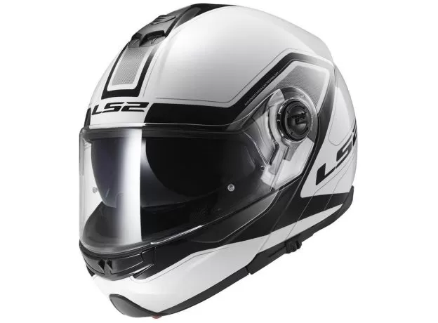 LS2 Шлем FF325 STROBE, Размер: S, Цвет: CIVIK White Black