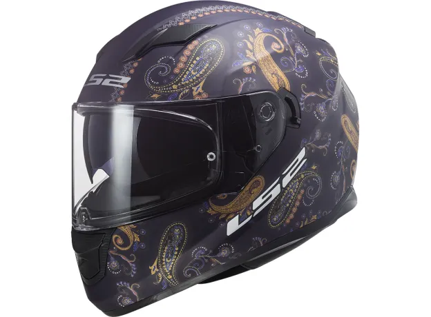 LS2 Шлем FF320 STREAM EVO, Размер: XS, Цвет: PASLY Matt Violet