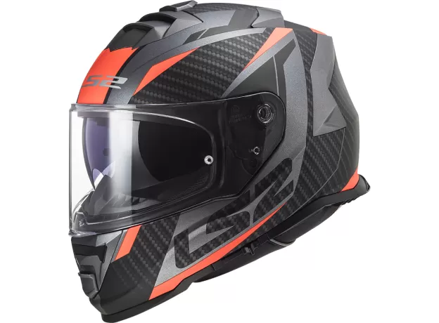 LS2 Шлем FF800 STORM, Размер: XS, Цвет: RACER Matt Titanium Orange от магазина rszone LS2 Шлем FF800 STORM, Размер: XS, Цвет: RACER Matt Titanium Orange