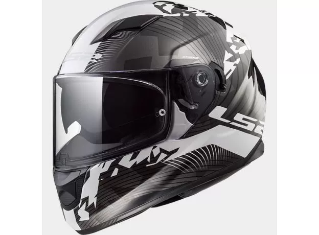 LS2 Шлем FF320 STREAM EVO, Размер: XL, Цвет: HYPE White Black Titanium