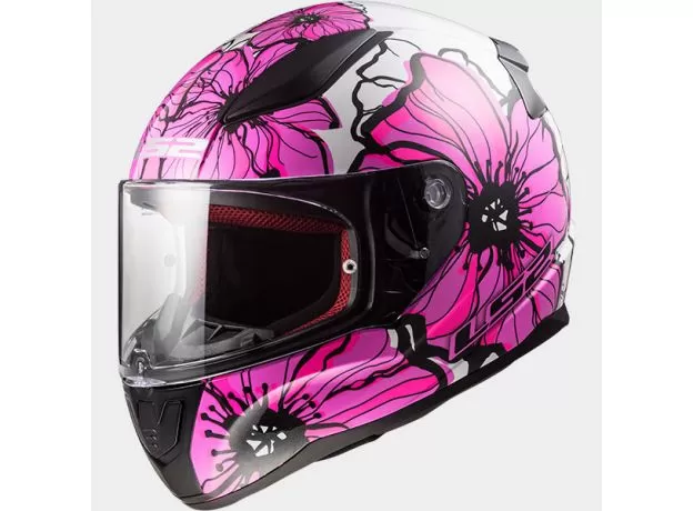 LS2 Шлем FF353 RAPID, Размер: L, Цвет: POPPIES Pink