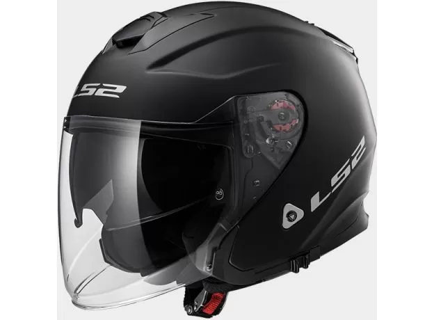 LS2 Шлем OF521 INFINITY, Размер: L, Цвет: Solid Matt Black