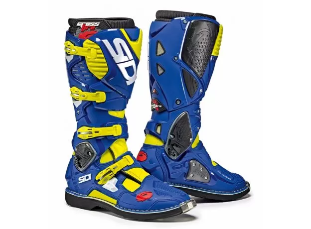 SIDI Мотоботы CROSSFIRE 3, Размер: 40, Цвет: Yellow Fluo/Blue