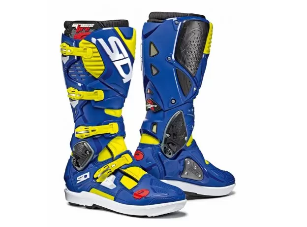 SIDI Мотоботы CROSSFIRE 3 SRS, Размер: 45, Цвет: Yellow/Fluo/Blue