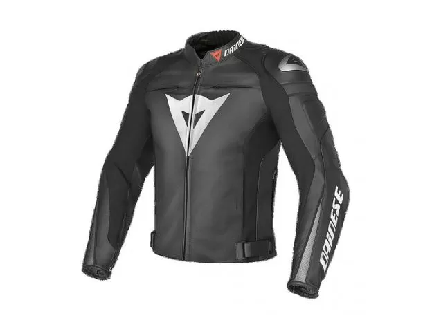 DAINESE Мотокуртка кожаная Super Speed C2, Размер: 58, Цвет: Black/Black/Anthracite