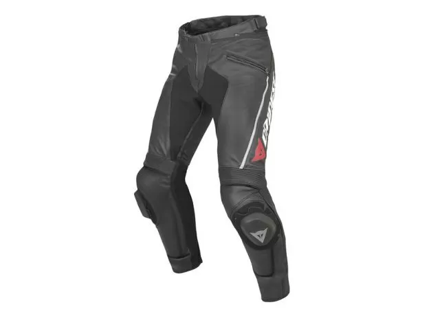 DAINESE Мотоштаны кожаные DELTA PRO C2, Размер: 44, Цвет: Black/Blaсk