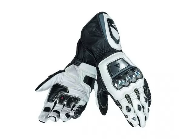 DAINESE Мотоперчатки FULL METAL D1, Размер: XXL, Цвет: Black/White/Anthracite