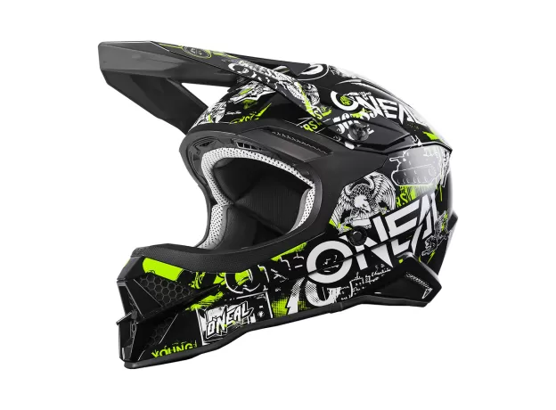 O’NEAL Шлем 3Series, Размер: S, Цвет: ATTACK 2.0 BLACK/NEON YELLOW