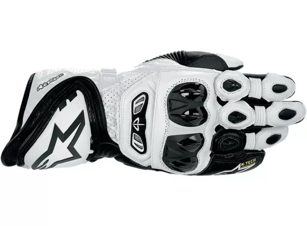 ALPINESTARS Мотоперчатки GP TECH, Размер: XXL, Цвет: White/Black