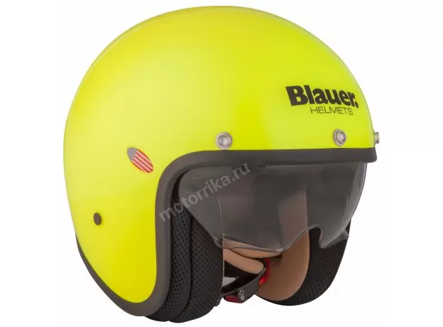 Blauer H.T. Шлем Pilot, Размер: S, Цвет: Plus Fluo Yellow Matt