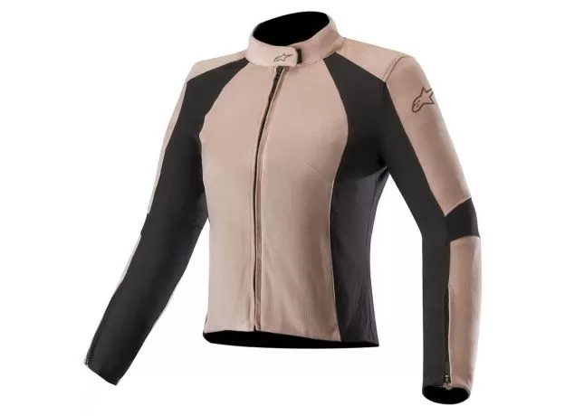 ALPINESTARS Мотокуртка кожаная VIKA V2 VEGAN SUEDE женская, Размер: 42, Цвет: Black/Pink