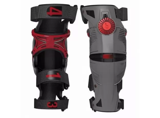 MOBIUS Брейсы X8, Размер: XL, Цвет: серый/красный