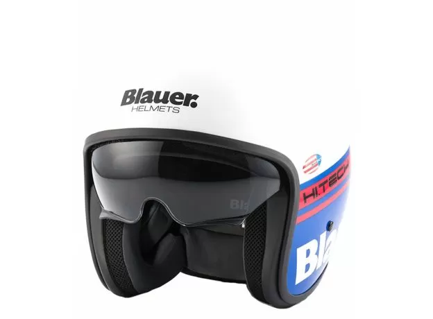 Blauer H.T. Шлем Pilot, Размер: M, Цвет: 1.1. White Blue