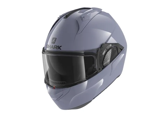 SHARK Шлем EVO-GT, Размер: L, Цвет: BLANK / GRAPHITE GRAY Glossy