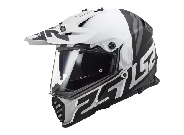 LS2 Шлем MX436 PIONEER EVO, Размер: S, Цвет: EVOLVE Matt White Black
