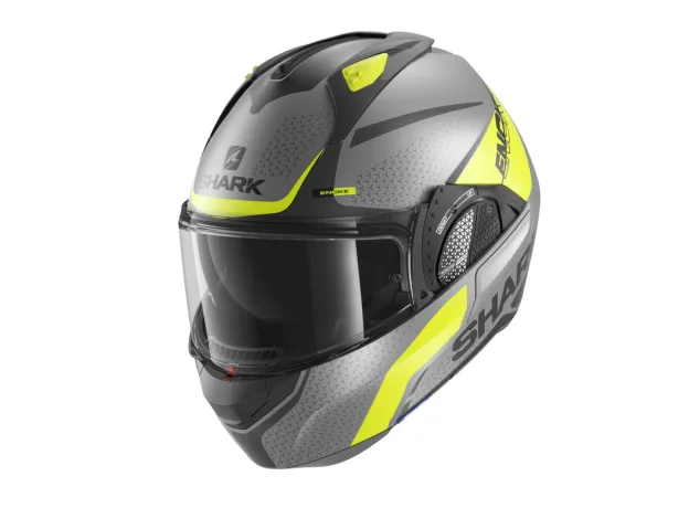 SHARK Шлем EVO-GT, Размер: M, Цвет: ENCKE_MAT / Anthracite Yellow Black