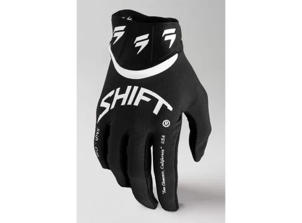 SHIFT Мотоперчатки WHITE LABEL, Размер: XL, Цвет: BLISS black/white