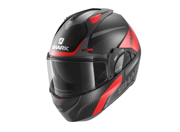 SHARK Шлем EVO-GT, Размер: L, Цвет: ENCKE_MAT / Black Red Anthracite