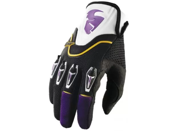 THOR Мотоперчатки FLOW, Размер: XXL, Цвет: Purple