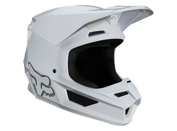 FOX Шлем V1, Размер: M, Цвет: Plaic White