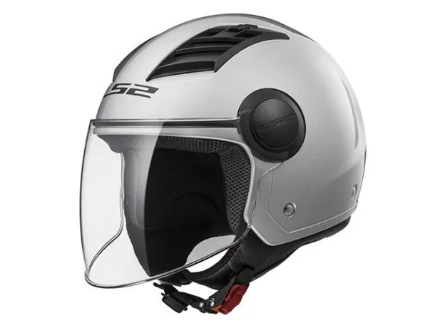 LS2 Шлем OF562 AIRFLOW, Размер: S, Цвет: SOLID SILVER