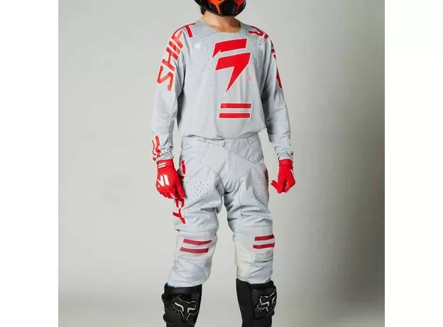 SHIFT Джерси BLACK LABEL, Размер: M, Цвет: KING grey/red