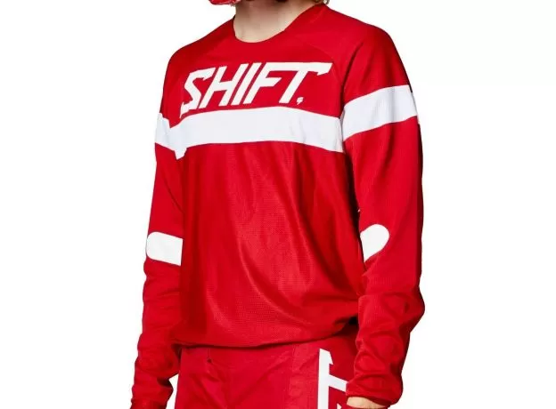 SHIFT Джерси WHITE LABEL, Размер: M, Цвет: HAUT red