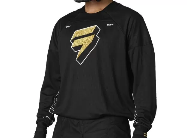 SHIFT Джерси WHITE LABEL, Размер: L, Цвет: FLAK black