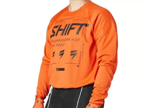 SHIFT Джерси WHITE LABEL, Размер: M, Цвет: BLISS orange