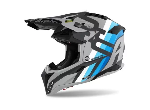 AIROH Шлем Aviator 3, Размер: M, Цвет: RAINBOW ANTHRACITE