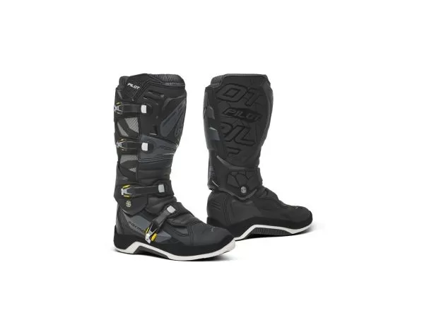 FORMA Мотоботы PILOT, Размер: 43, Цвет: BLACK/ANTHRAСITE