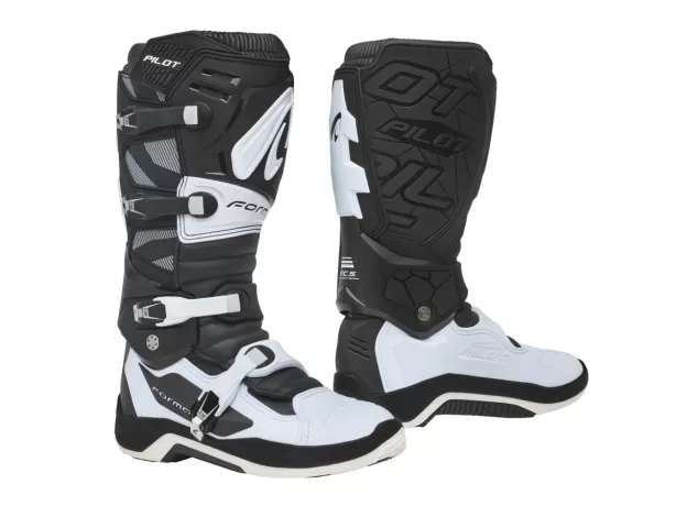 FORMA Мотоботы PILOT, Размер: 40, Цвет: Blaсk-Whitе