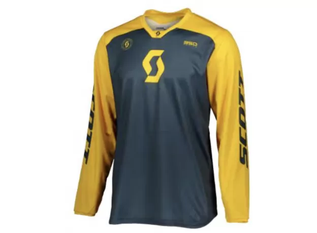 SCOTT Джерси 350, Размер: XL, Цвет: TRACK Blue/Yellow