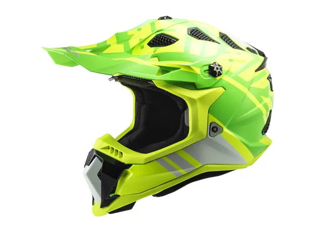 LS2 Шлем MX700 SUBVERTER EVO, Размер: XL, Цвет: GAMMAX H-V Yellow Green